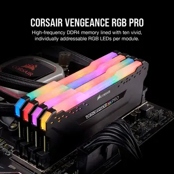 CORSAIR Vengeance RGB PRO Ram 8GB Memoria DDR4 3600mhz זיכרון עבור שולחן העבודה במחשב התמונה