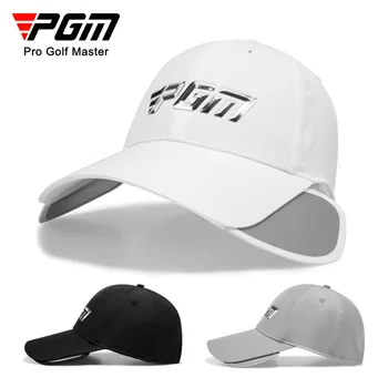 PGM גברים גולף כובע מלא-פנים, קרם הגנה מהשמש כובעים נשלף אפס מקום לנשימה כובע בייסבול MZ054 התמונה