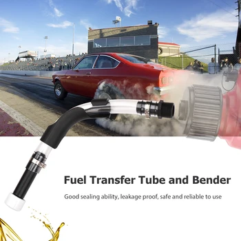 מירוץ דלק מילוי הצינור עם צינור בנדר דלק דלק צינורות גומי צינור עם מחזיק פלסטיק עבור סמנכ 