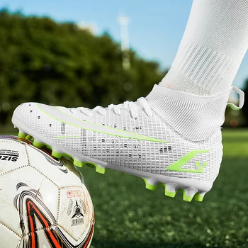 Hniadia Futsal האמריקאי נעלי כדורגל רוגבי נעלי מסי מתנקש נעלי כדורגל Chuteira קאמפו פאטוס דה Fútbol הסיטוניים TF/AG התמונה