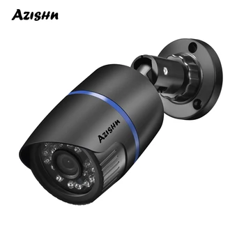 AZISHN יום א אנלוגי High Definition מצלמת מעקב AHDM 5.0 MP 720P/1080P יום א טלוויזיה במעגל סגור מצלמת אבטחה פנימית/חיצונית התמונה