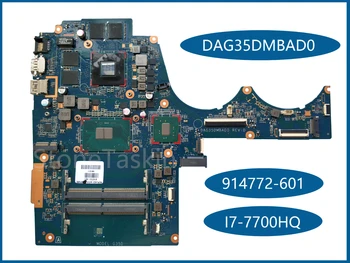 מקורי 914772-601 עבור HP סימן 15-AX מחשב נייד לוח אם DAG35DMBAD0 I7-7700HQ DDR4 DIMM 100% באופן מלא Teste התמונה