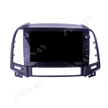 יחידת הראש אנדרואיד 10 4+128G נגן DVD לרכב אוטומטי רדיו מולטימדיה עם מסך מגע עבור יונדאי סנטה פה IX45 2006-2012 ניווט התמונה