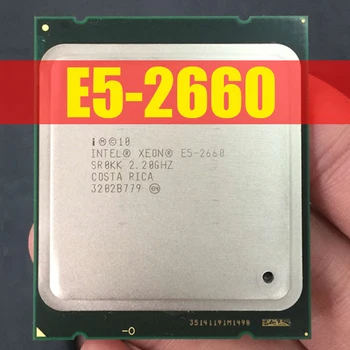 Intel Xeon E5-2660 C2 20M מטמון/2.2/ג ' יגה/8.00 GT/s 95W LGA 2011 E5 2660, יש למכור E5 2670 2650 CPU התמונה